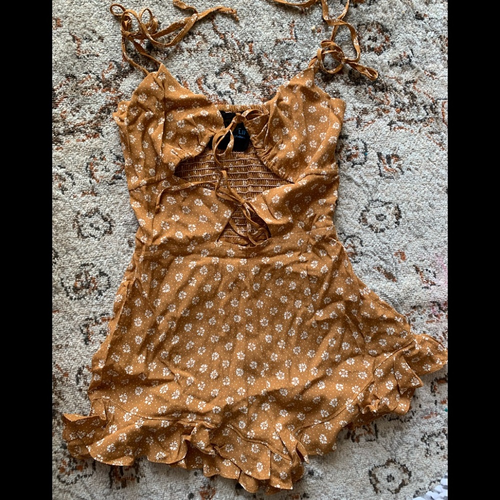 Blue Life Retro Romper sm. primrose butterscotch
